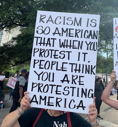 Protesting Racism, America