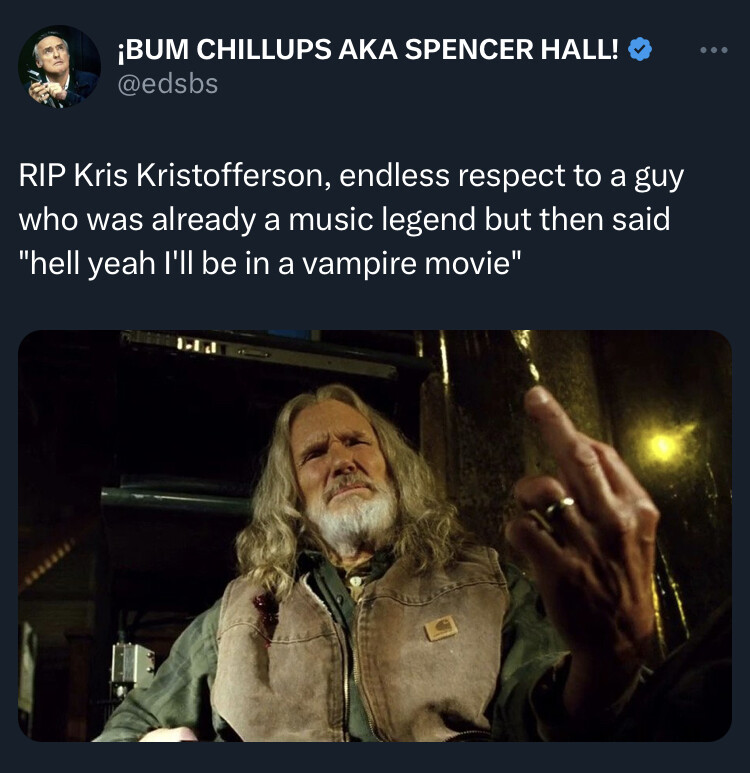 Kris Kristofferson has passed - Books, comics, TV, music