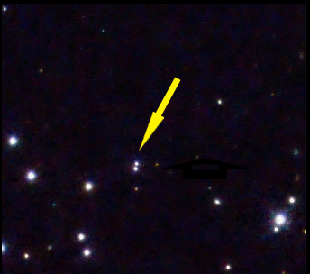 twin quasar closeup